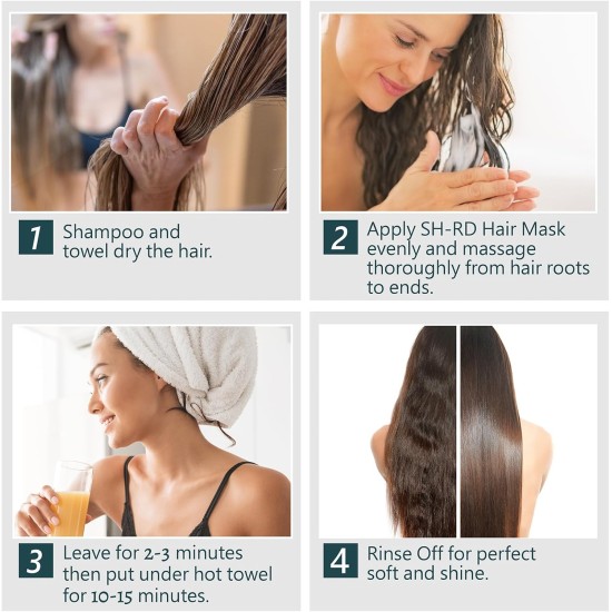SH-RD Protein Hair Mask Cream MACADAMIA OIL AVOCADO OIL ARGAN OIL 13.53 Oz (400ml e)